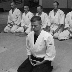 Trening aikido, Łódź 2001