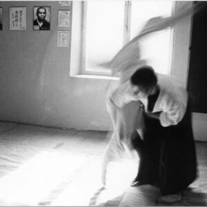 Trening aikido, Łódź 2001